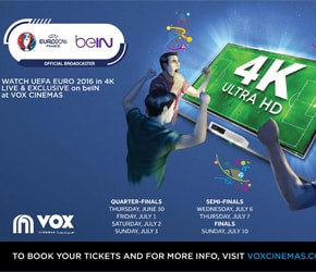 beIN to Broadcast Biggest UEFA Euro 2016 Games Live on VOX Cinemas